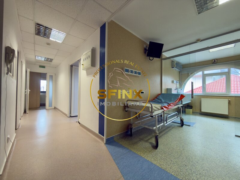 Clinica medicala autorizata, bloc operator, lift, curte
